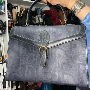 Christian Dior Top Handle Bag – Coated Canvas
